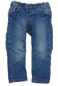 Modré slim rifle H&M