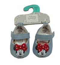 Svetlomodré plátenné cápačky s Minnií Disney vel. 16