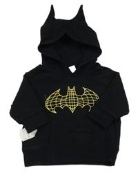 Nové - Čierna mikina s Batmanem a kapucňou Next