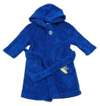 Modrý chlupatý župan se surfařem a kapucí Playshoes 