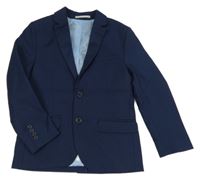 Tmavomodré společenské sako H&M