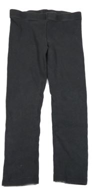 Sivé rebrované legíny F&F