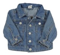 Modrá rifľová bunda H&M