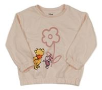 Svetloružová mikina s medvídkem Pú Primark