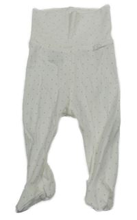Bílé polodupky s bodkami H&M