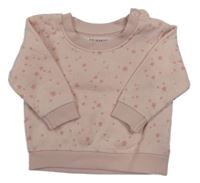 Svetloružová hviezdičkovaná mikina Primark