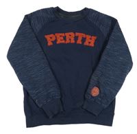 Tmavomodrá mikina s nápisom We