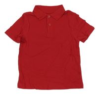 Červené polo tričko F&F
