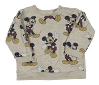 Béžová mikina s Mickeym George