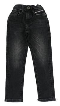 Černošedé skinny rifle ošoupaného vzhledu Matalan