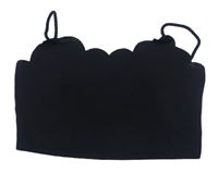 Čierny crop top SHEIN