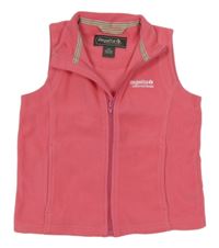 Ružová fleecová outdoorová vesta s logom zn. Regatta