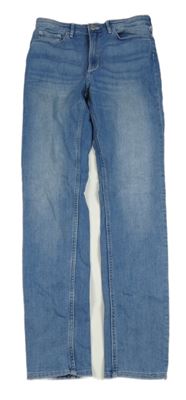 Modré skinny fit rifle H&M