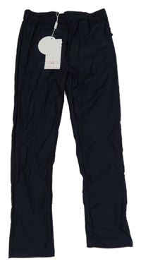 Nové - tmavomodré elastické športové legíny