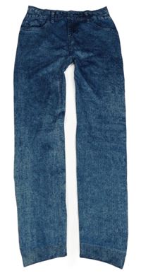 Modré legíny riflového vzhledu