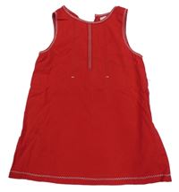 Červené rifľové šaty OBaïBi