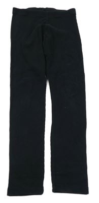 Čierne rebrované legíny F&F