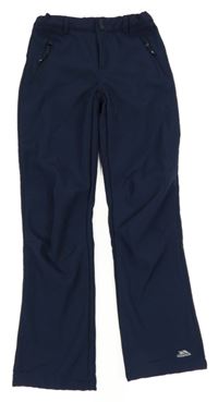 Tmavomodré softshellové thermo kalhoty TRESPASS