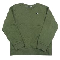 Khaki melírovaná mikina s výšivkou name it.