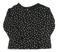 Černošedé triko se srdíčky H&M