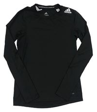 Černé tech fit triko Adidas