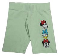 Zelenkavé elastické kraťasy s Minnie a Daisy Primark