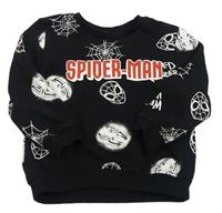 Čierna mikina s obrázky - Spiderman Primark