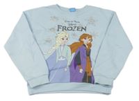 Svetlomodrá mikina s Frozen zn. Primark