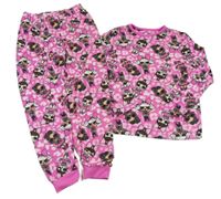 Tmavoružové vzorované pyžama s L.O.L. Surprise Primark