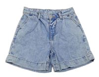 Svetlomodré rifľové high rise kraťasy Denim Co.