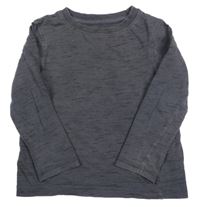 Tmavosivé melírované tričko George