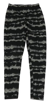 Čierno-sivé batikované legíny Y.F.K.