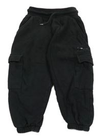 Černé cargo tepláky Next