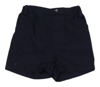 Tmavomodré kraťasy Shein