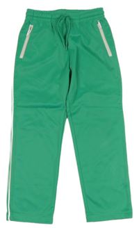 Zelené sportovní tepláky s pruhem H&M