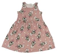 Staroružové šaty s králikmi H&M