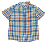 Farebná kockovaná košeľa H&M