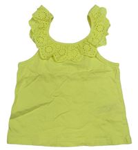Žltý top s madeirou zn. Primark