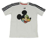 Biele tričko s Mickeym Adidas
