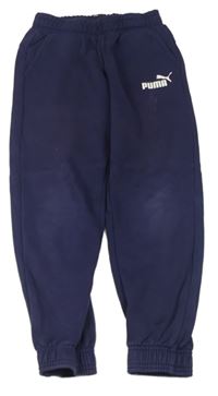 Tmavomodré tepláky s logom zn. Puma