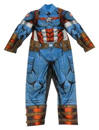 Kostým - Modro-hnědý overal - Captain America Marvel