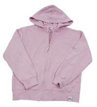 Ružová prepínaci mikina s kapucňou