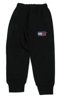 Černé tepláky s potiskem 