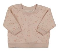 Svetloružová mikina s hviezdičkami Primark