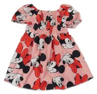 Ružové ľahké šaty s Minnie