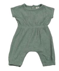 Khaki žebrovaný overal H&M