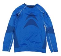 Modré funkčné tričko