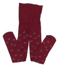 Vínové silonky s mašľami