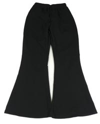 Černé flare tepláky Shein