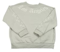 Svetlosivá mikina s nápismi Primark